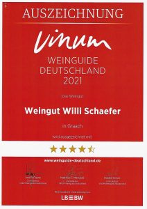 Urkunde Vinum Weinguide